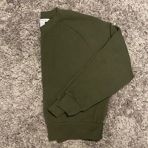 Athleta Women’s Forever Fleece Relaxed Crew Sweatshirt - Olive